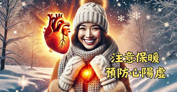 冬季注意保暖，預防心陽虛
