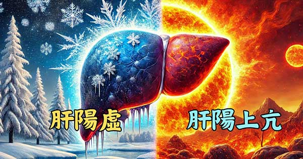 肝陽虛與肝陽上亢是完全相反的概念