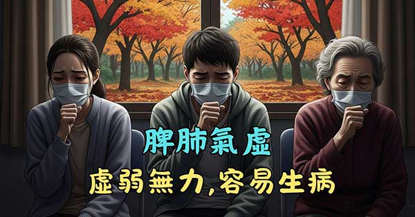 脾肺氣虛的人，很容易感冒生病