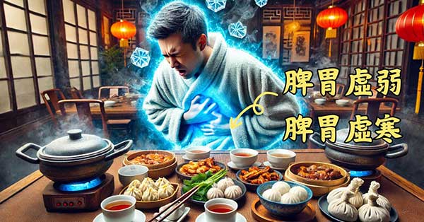 食傷脾胃證若不改善，容易演變為「脾胃虛寒證」
