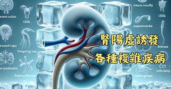 體內腎陽虛時，會出現一系列相關且複雜的症狀