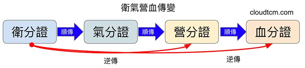 衛氣營血傳變