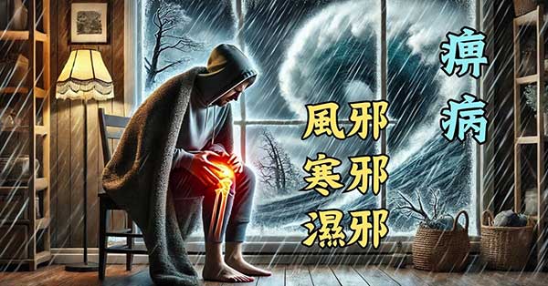 風、寒、濕外邪入侵人體，容易出現關節疼痛